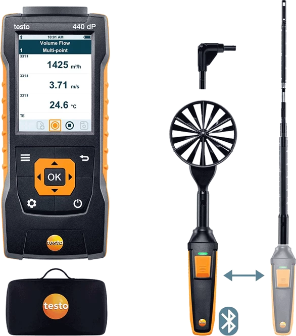 testo 440 dP Air Flow ComboKit 1